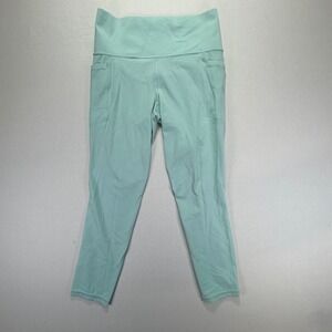 Athleta Salutation Stash Pocket II 7/8‎ Tight Legging Aqua Blue Women's Size M